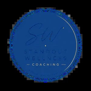 SW Coaching logo featuring blue circular design with handwritten text and star accents